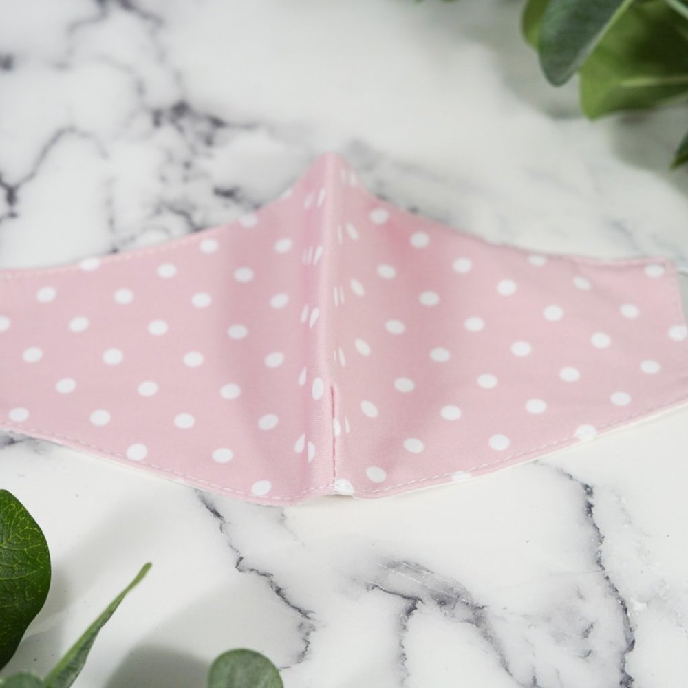 3 polkadots. 3 layers, WATER REPELLENT face mask - Picture 5 of 9